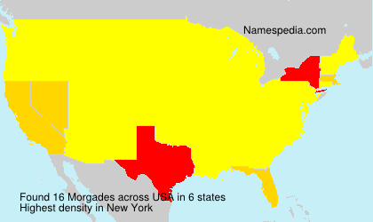 Surname Morgades in USA Surname Morgades in USA
