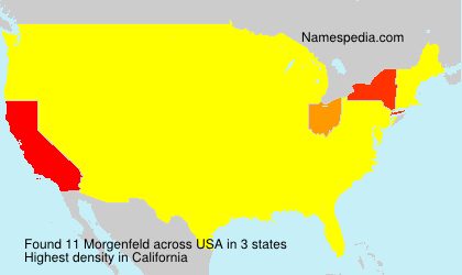 Surname Morgenfeld in USA Surname Morgenfeld in USA