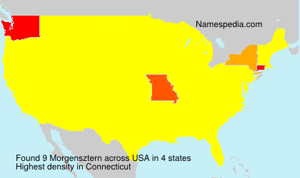 Surname Morgensztern in USA