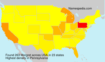 Surname Morgret in USA Surname Morgret in USA