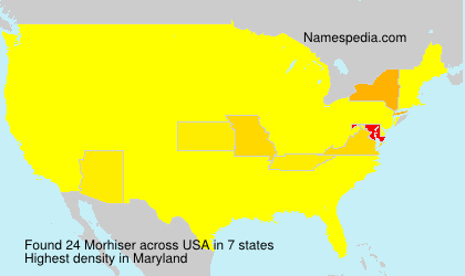 Surname Morhiser in USA Surname Morhiser in USA