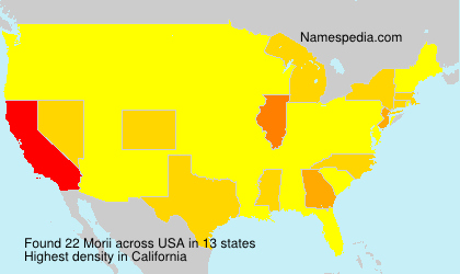 Surname Morii in USA Surname Morii in USA