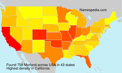 Surname Morland in USA Surname Morland in USA