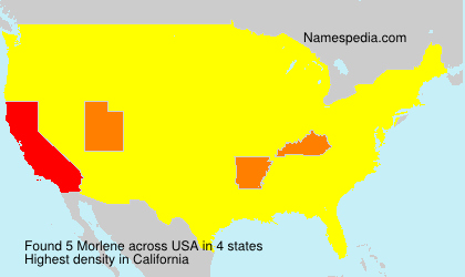 Surname Morlene in USA Surname Morlene in USA