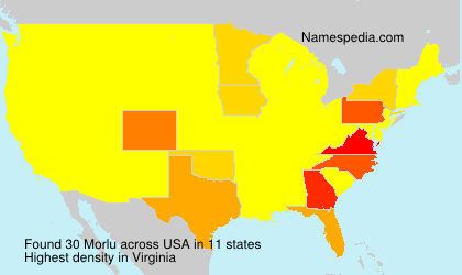 Surname Morlu in USA Surname Morlu in USA