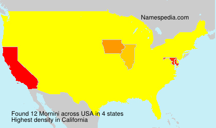 Surname Mornini in USA Surname Mornini in USA