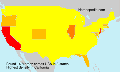 Surname Morocz in USA Surname Morocz in USA