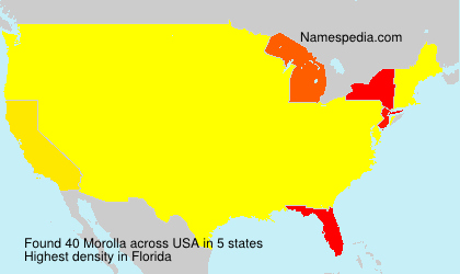 Surname Morolla in USA Surname Morolla in USA