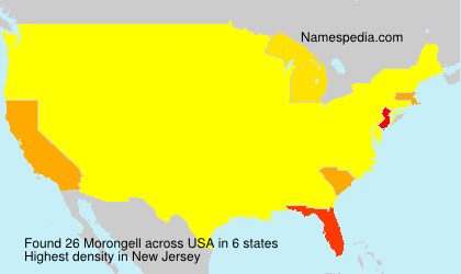 Surname Morongell in USA Surname Morongell in USA