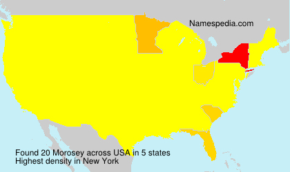 Surname Morosey in USA Surname Morosey in USA