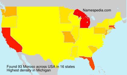 Surname Moroso in USA Surname Moroso in USA