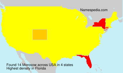 Surname Morosow in USA Surname Morosow in USA