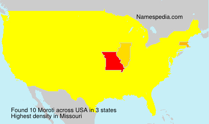 Surname Moroti in USA Surname Moroti in USA