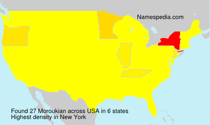 Surname Moroukian in USA Surname Moroukian in USA