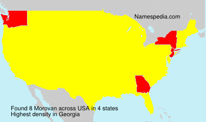 Surname Morovan in USA Surname Morovan in USA