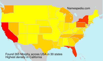 Surname Morphy in USA Surname Morphy in USA