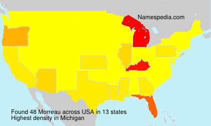 Surname Morreau in USA Surname Morreau in USA