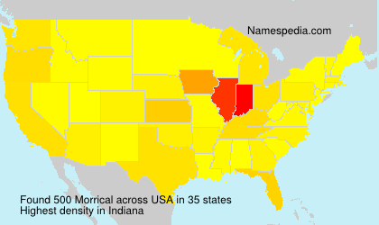 Surname Morrical in USA Surname Morrical in USA