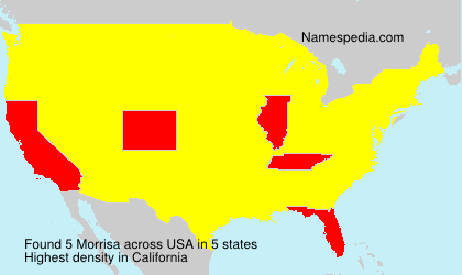 Surname Morrisa in USA Surname Morrisa in USA