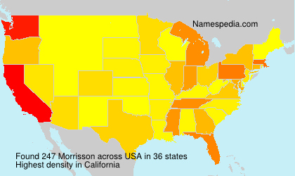 Surname Morrisson in USA Surname Morrisson in USA