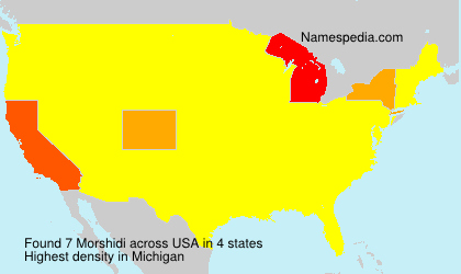 Surname Morshidi in USA Surname Morshidi in USA
