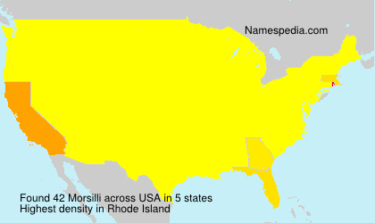 Surname Morsilli in USA Surname Morsilli in USA