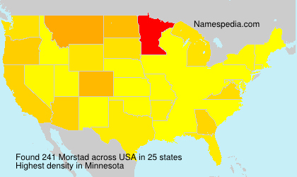 Surname Morstad in USA Surname Morstad in USA