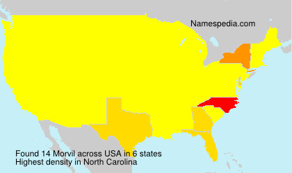 Surname Morvil in USA Surname Morvil in USA
