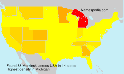 Surname Morzinski in USA Surname Morzinski in USA