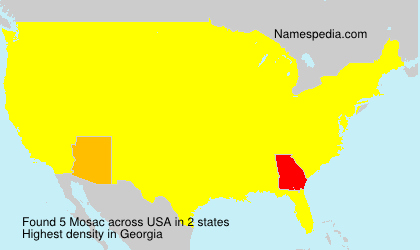 Surname Mosac in USA Surname Mosac in USA