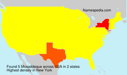 Surname Mosaddeque in USA Surname Mosaddeque in USA