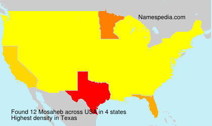 Surname Mosaheb in USA Surname Mosaheb in USA
