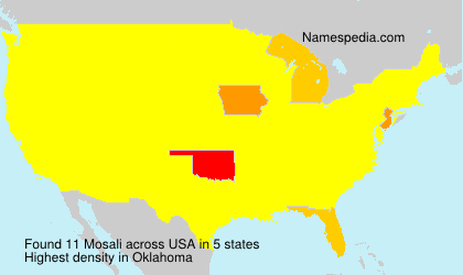 Surname Mosali in USA Surname Mosali in USA