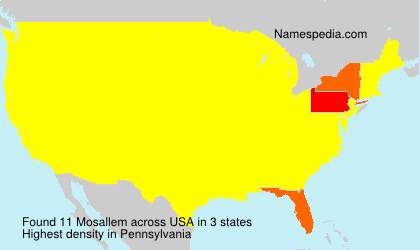 Surname Mosallem in USA Surname Mosallem in USA