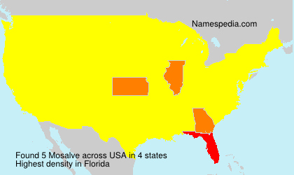 Surname Mosalve in USA Surname Mosalve in USA
