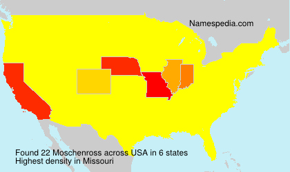 Surname Moschenross in USA Surname Moschenross in USA