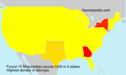 Surname Moschettieri in USA Surname Moschettieri in USA