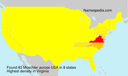 Surname Moschler in USA Surname Moschler in USA