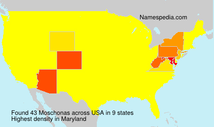 Surname Moschonas in USA