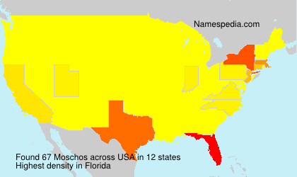 Surname Moschos in USA Surname Moschos in USA