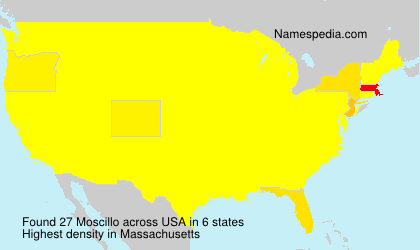 Surname Moscillo in USA Surname Moscillo in USA