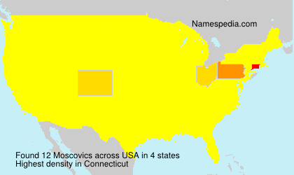 Surname Moscovics in USA Surname Moscovics in USA