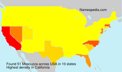 Surname Moscuzza in USA Surname Moscuzza in USA