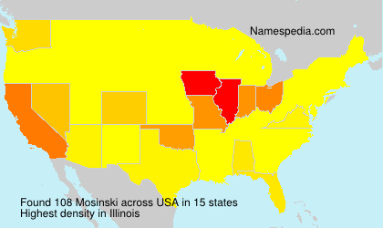 Surname Mosinski in USA Surname Mosinski in USA