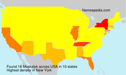 Surname Moskalyk in USA Surname Moskalyk in USA