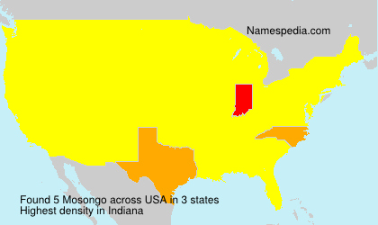 Surname Mosongo in USA Surname Mosongo in USA