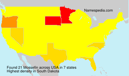 Surname Mossefin in USA Surname Mossefin in USA