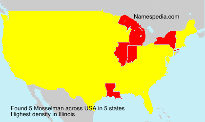 Surname Mosselman in USA Surname Mosselman in USA
