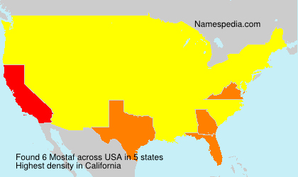 Surname Mostaf in USA Surname Mostaf in USA
