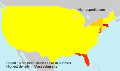 Surname Mostecki in USA Surname Mostecki in USA
